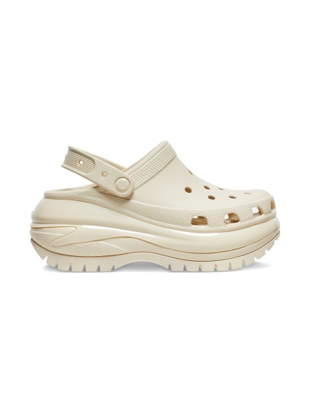 Sandale Crocs albe din cauciuc