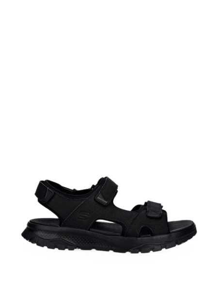 Sandale SKECHERS negre din poliuretan si material textil