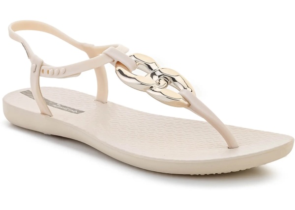 Slapi CLASS CONNEC BEIGE/BEIGE/WHITE GOLD