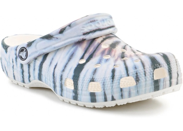 Slapi CLASSIC TIE DYE CLOG CHALK/MULTI