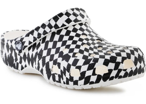 Slapi Classic warped checker clog