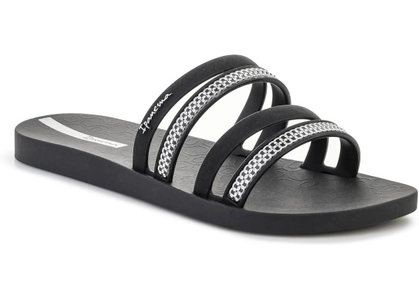 Slapi MESH SLIDE II FEM BLACK/SILVER
