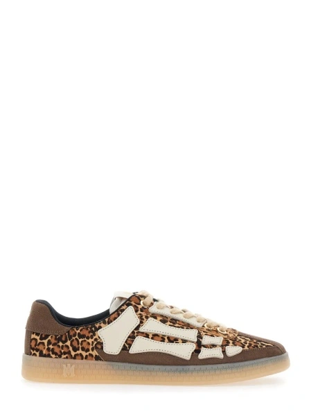 Sneakers AMIRI maro din piele intoarsa