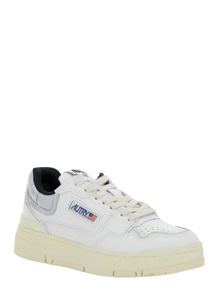 Sneakers AUTRY albi din piele 'CLC'