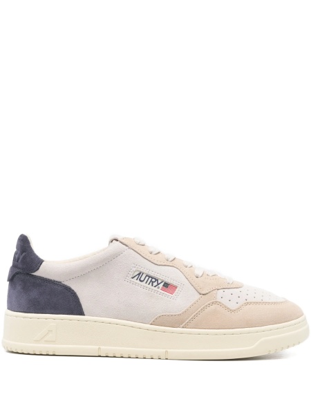 Sneakers AUTRY neutri din piele intoarsa