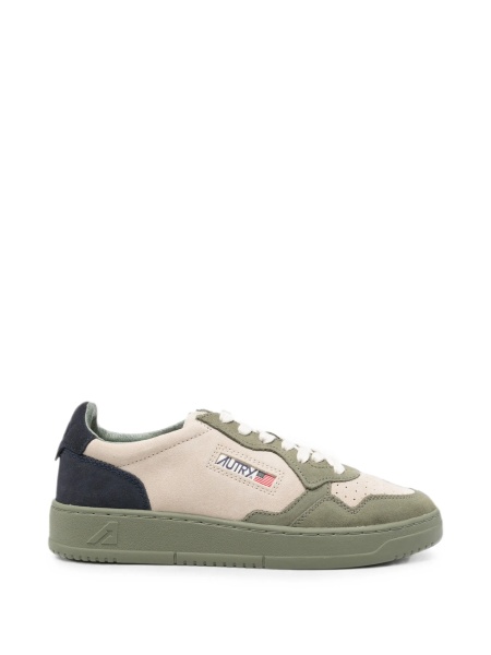 Sneakers AUTRY neutri din piele intoarsa