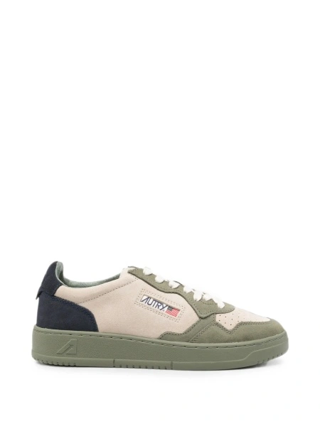 Sneakers AUTRY neutri din piele intoarsa