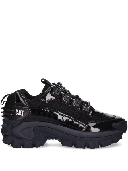 Sneakers Caterpillar negri din material textil si plastic
