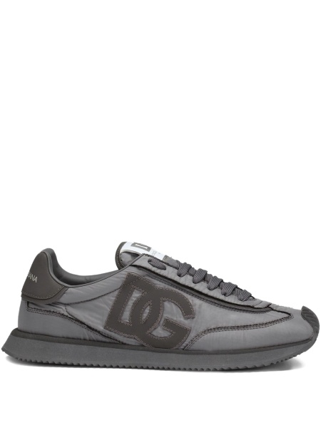 Sneakers Dolce & Gabbana gri din poliuretan si polyester