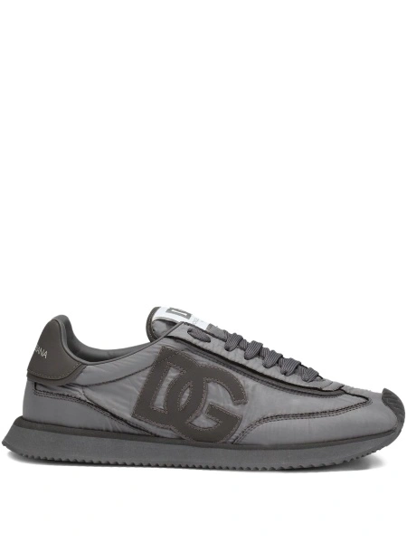 Sneakers Dolce & Gabbana gri din poliuretan si polyester