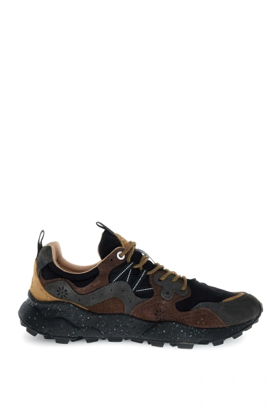 Sneakers Flower Mountain sneakers 2017816.01.1A16 DARK GREY BLACK DARK BROWN