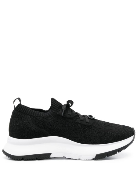 Sneakers Gianvito Rossi negri din material textil