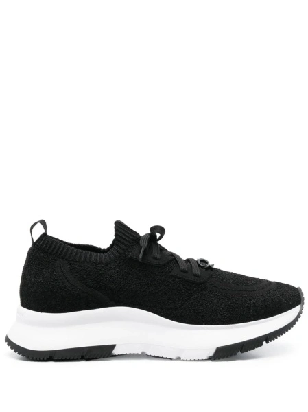 Sneakers Gianvito Rossi negri din material textil