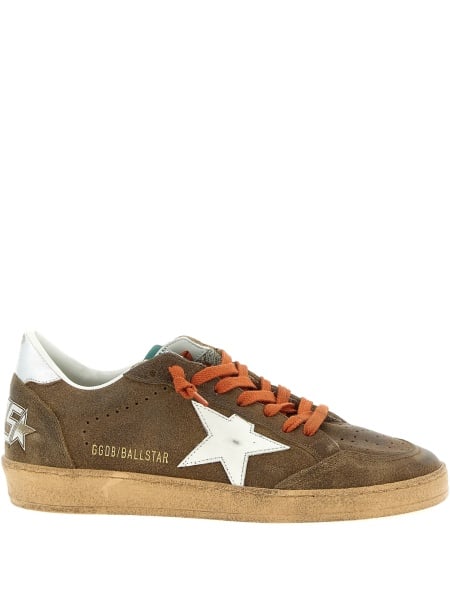 Sneakers Golden Goose ball star maro din piele