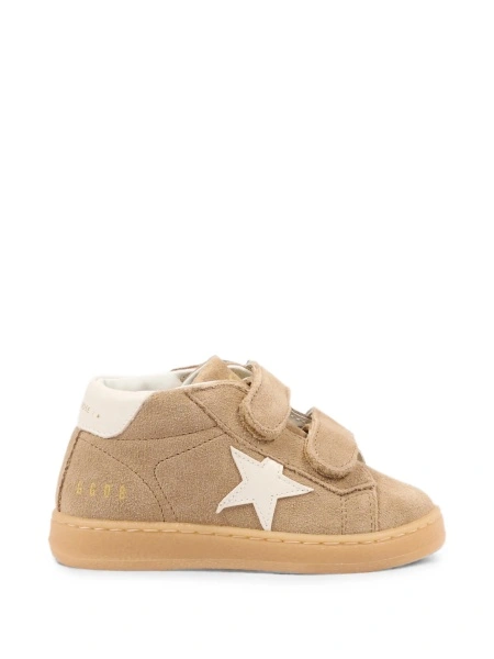Sneakers Golden Goose neutri din piele intoarsa