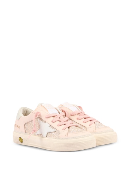 Sneakers Golden Goose roz din piele