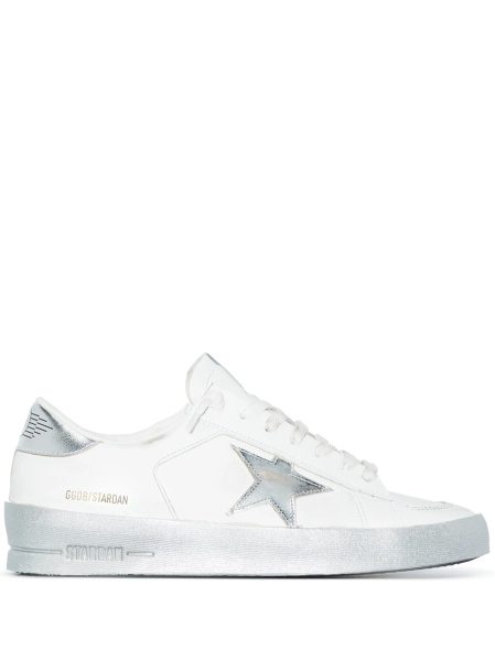 Sneakers Golden Goose stardan albi din piele