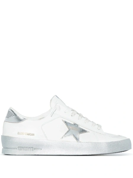 Sneakers Golden Goose stardan albi din piele