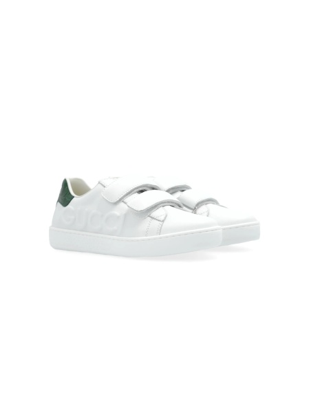 Sneakers Gucci albi din piele