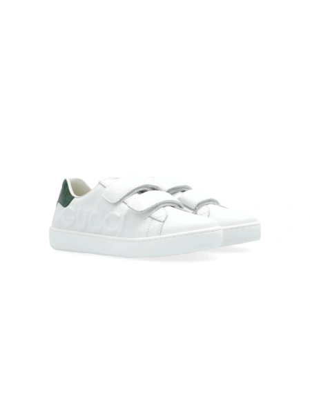 Sneakers Gucci albi din piele