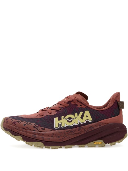 Sneakers Hoka One One maro din material textil