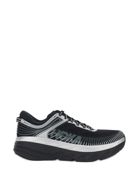 Sneakers Hoka One One negri din material textil