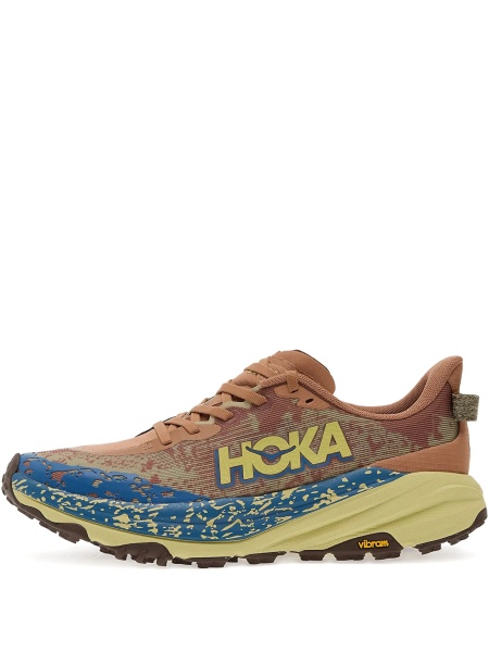 Sneakers Hoka One One portocalii din material textil si poliuretan