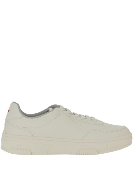 Sneakers Hugo Boss albi din poliuretan