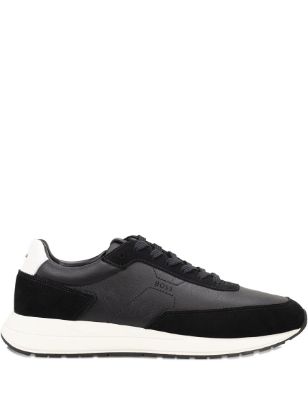 Sneakers Hugo Boss negri din piele