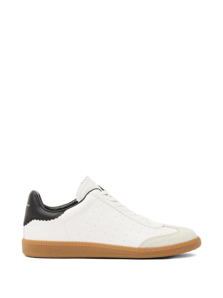 Sneakers Isabel Marant albi din piele