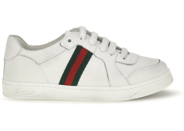 Sneakers Leather Sneakers with Web detail for Boy