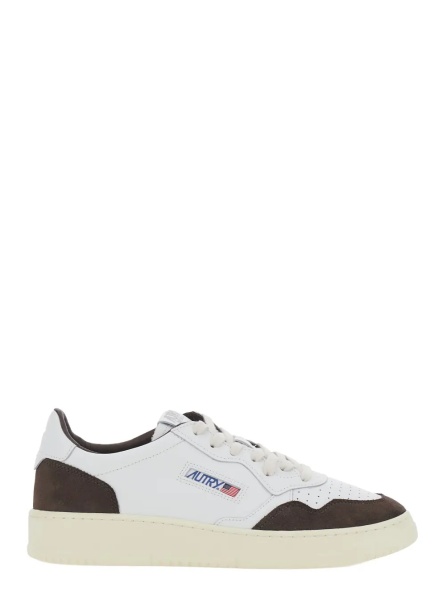 Sneakers 'Medalist Low' Brown Sneakers with Logo Patch on the Tongue and Suede Inserts in Leather for Men