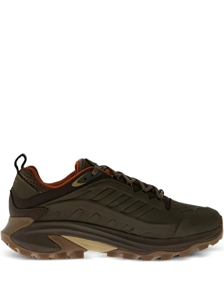 Sneakers Merrell verzi din piele intoarsa si material reciclat