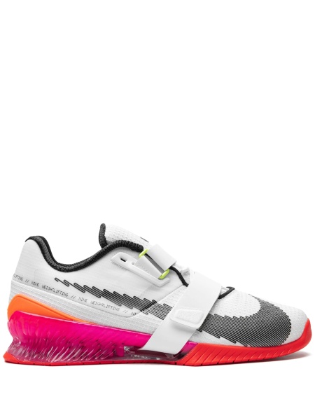 Sneakers Nike albi din material textil