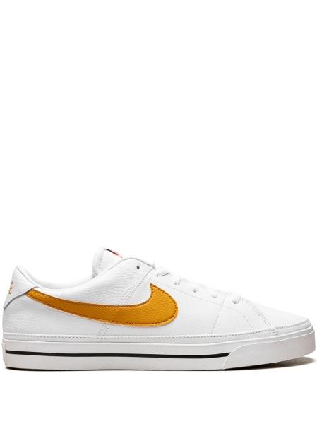 Sneakers Nike albi din piele