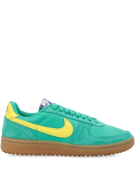 Sneakers Nike verzi din piele intoarsa