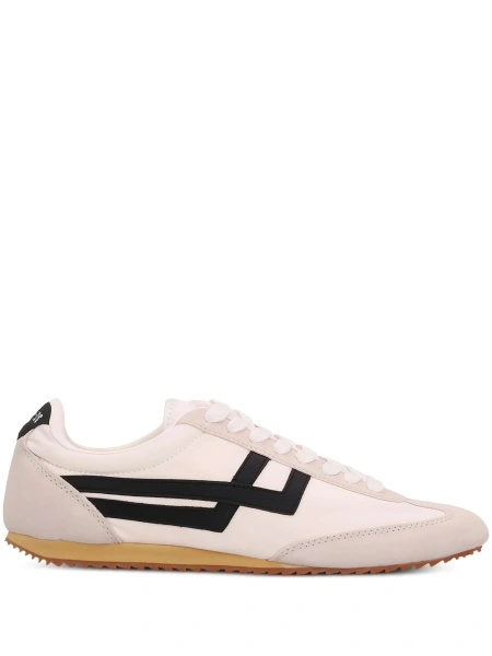 Sneakers Pro-Keds albi din nylon si piele