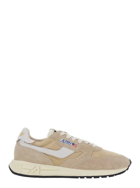 Sneakers 'Reelwind' Beige Sneakers with logo patch on the tongue in suede for men
