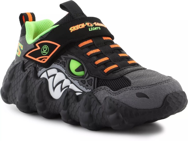 Sneakers Skech-O-Saurus - Rapid-Dino 400119L-BKLM Black/Lime