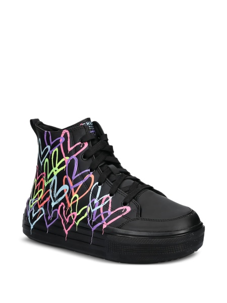 Sneakers SKECHERS negri din piele