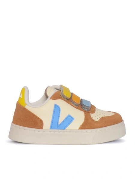 Sneakers SMALL V-10 LEATHER CASHEW_AQUA_UMBER SNEAKERS