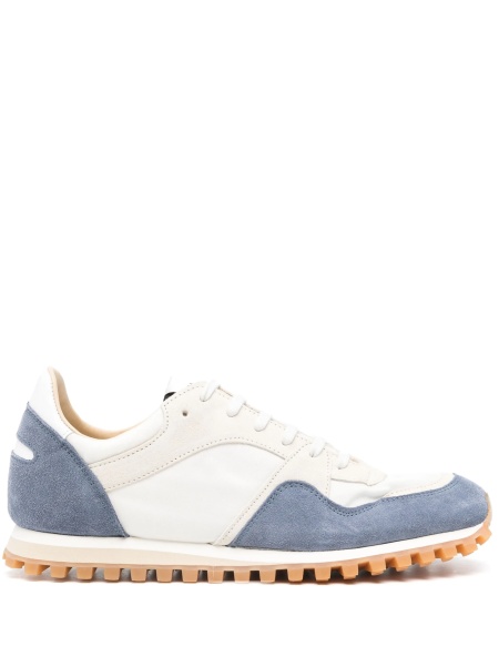 Sneakers SPALWART albastri din material textil si piele intoarsa