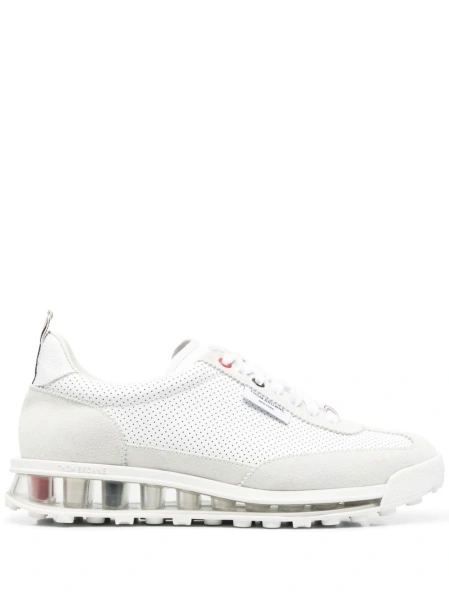 Sneakers Thom Browne albi din piele