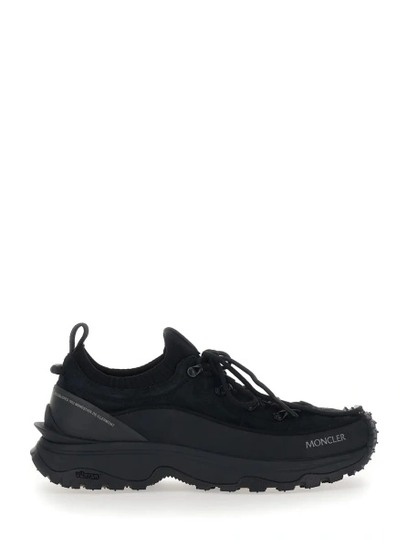Sneakers 'Trailgrip' Black Sneaker with Logo Detail on the Front and Chunky Sole in Leather for Men