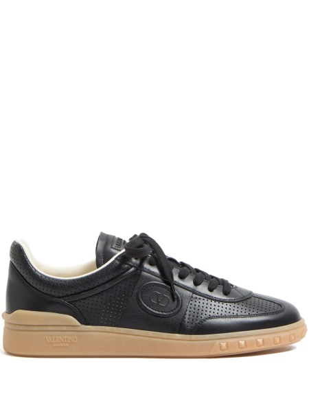 Sneakers Valentino Garavani negri din piele