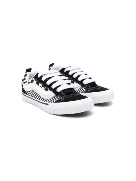 Sneakers Vans albi din cauciuc si material textil