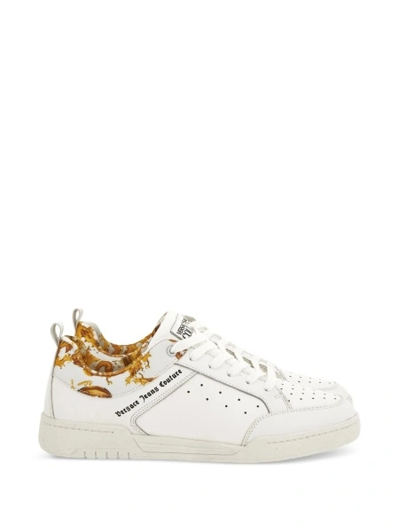 Sneakers Versace Jeans Couture albi din piele