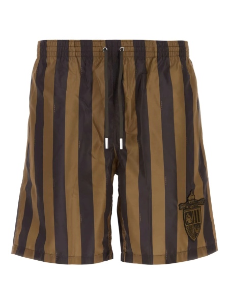 Sort de baie Fendi maro din polyester