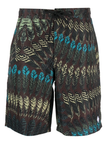 Sort de baie Marcelo Burlon maro din polyester