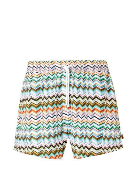 Sort de baie MISSONI BEACHWEAR albastru din polyester